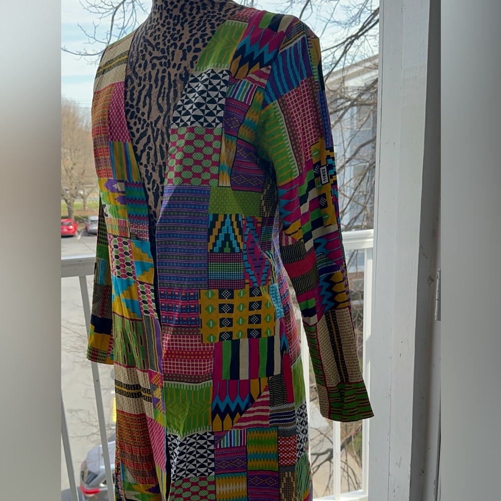 Colorful Patchwork Jacket - Multicolor - image 4
